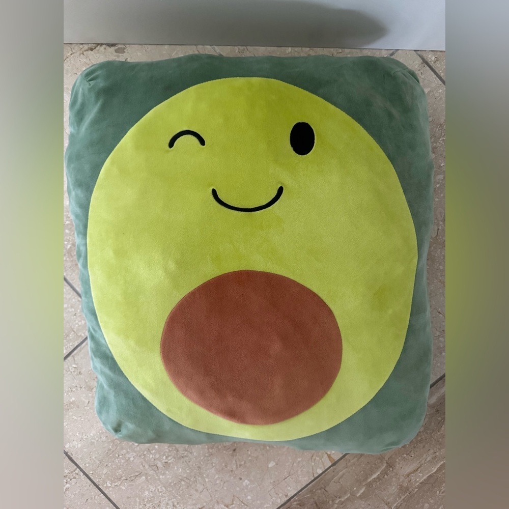 Cute Avocado 🥑 Large Plush Pillow